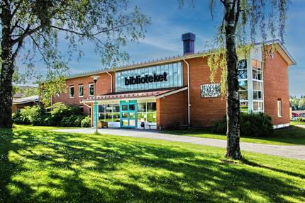 Exteriörbild biblioteket i Charlottenberg