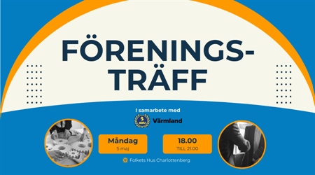 En bild som beskriver Föreningsträff