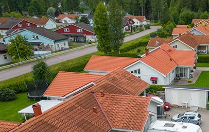 Bostadsområde i Charlottenberg