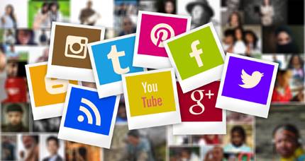 Illustration sociala medier