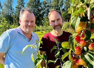 F&#246;retagsbes&#246;k - Unik &#228;ppelodling i Vittensten tack vare Coronaepidemin 