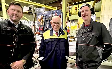 Claes-Fredrik Cehlin, dr Alf Bjørseth och Mikael Wandér