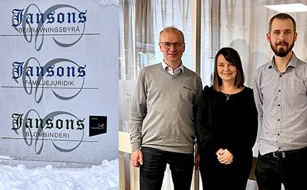 Lars Janson, Åsa Janson och Cristopher Janson