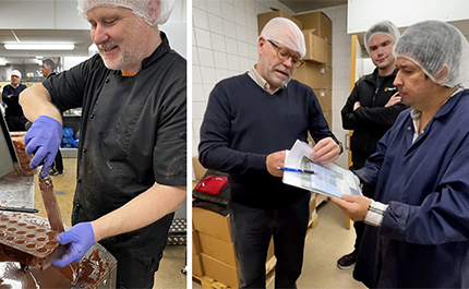 Företagsbesök på Wermlandschoklad