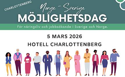 Grafiskt i gröna toner med text: Möjlighetsdag, illustrationer av många olika människor