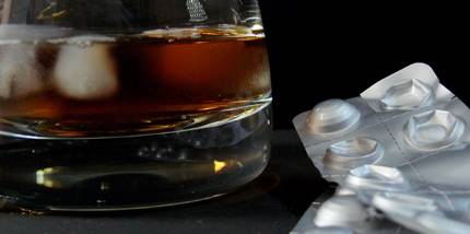 alkohol och tabletter