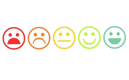 ett gäng färgglada smileys