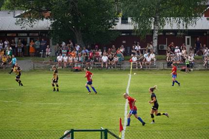 Fotbollsplan vid Örnvallen i Charlottenberg