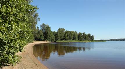 Badplats vid Kyrkviken
